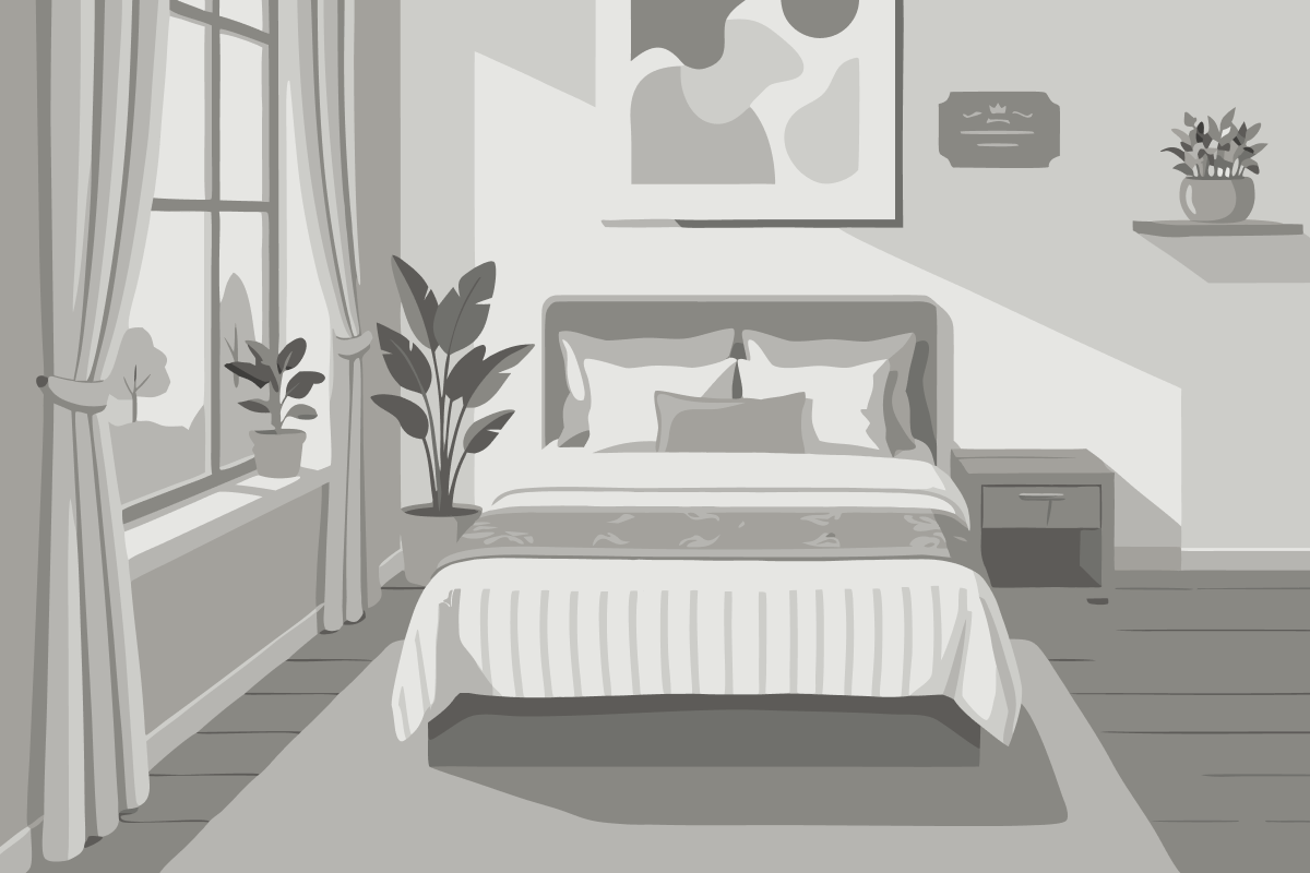 Apartamento de 2 dormitorios con vistas al jardín